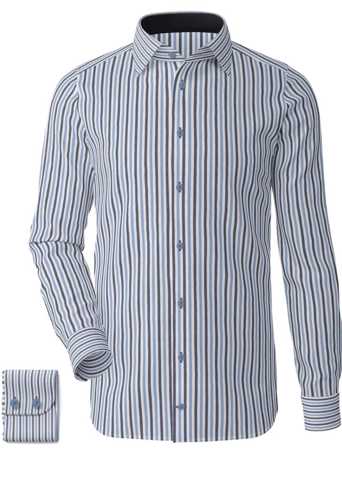 Classic bespoke shirt — collar & cuff